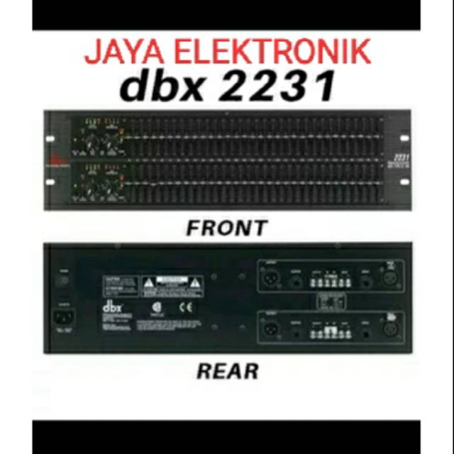 EQUALISER DBX 2231