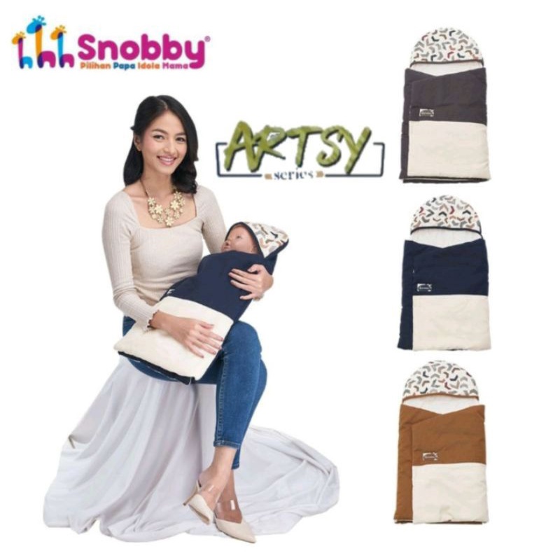 Selimut Bayi Snobby Baby Blanket Twizza | Artsy | Summit | Selimut Bayi Newborn | Selimut Top Bayi Series