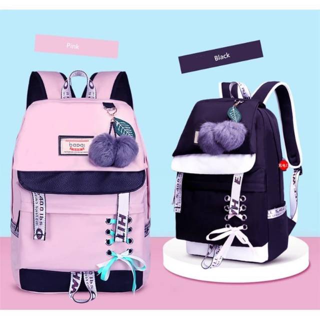 Tas Backpack Schoolgirll Fashion Korea Terbaru Version Harajuku Ulzzangg High