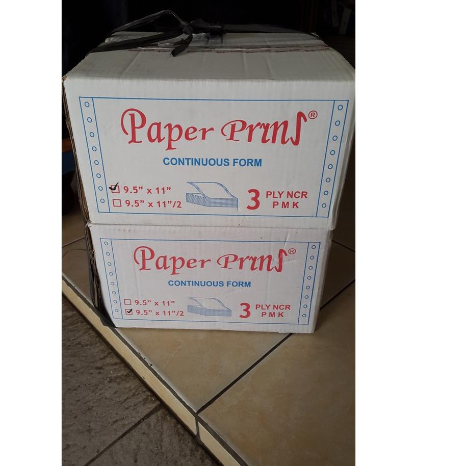 

Trend - Continuous Form Paper Print 9.5 x11 3 ply atau 9.5 x 11/2 ,,