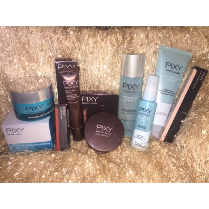 Paket Pixy White Aqua Series dan Makeup Lengkap