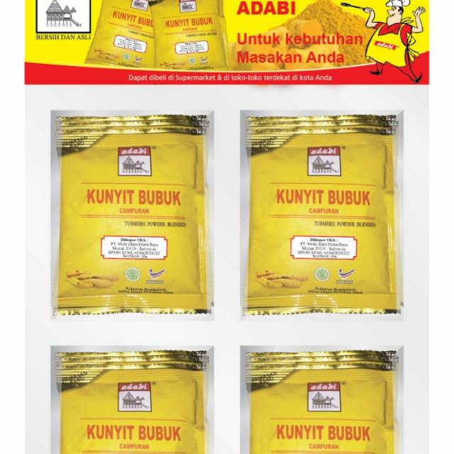 Kunyit bubuk saset new 30 gram