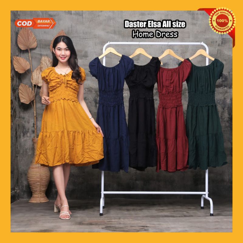 Daster serut dada kekinian pendek | Daster elsa serut dada kekinian | Daster kerut dada pendek kekin