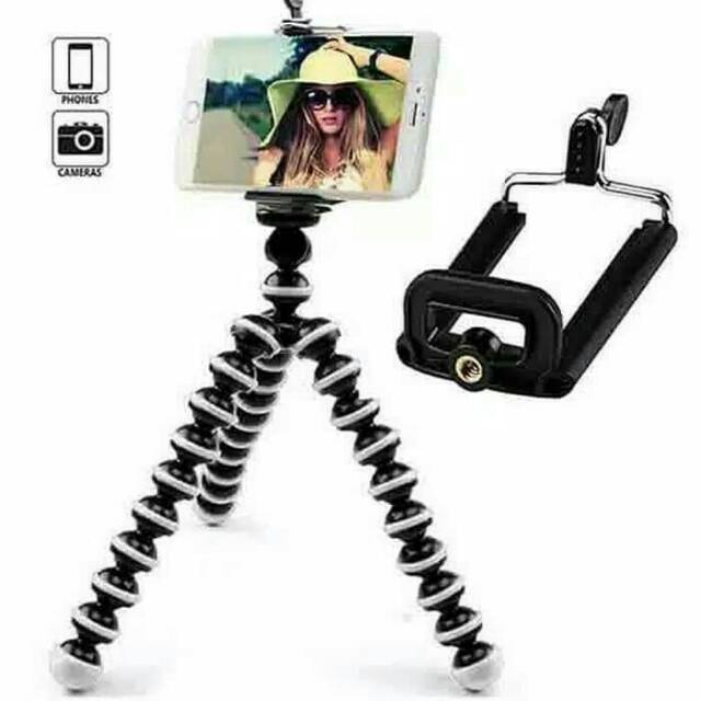 Gorilla pod Besar U Holder Gorilla Tripod Large + UHolder Gorila Pod Handphone Smartphone