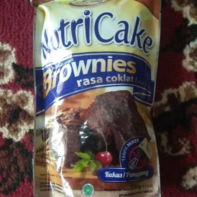 

Nutricake premiks brownies coklat