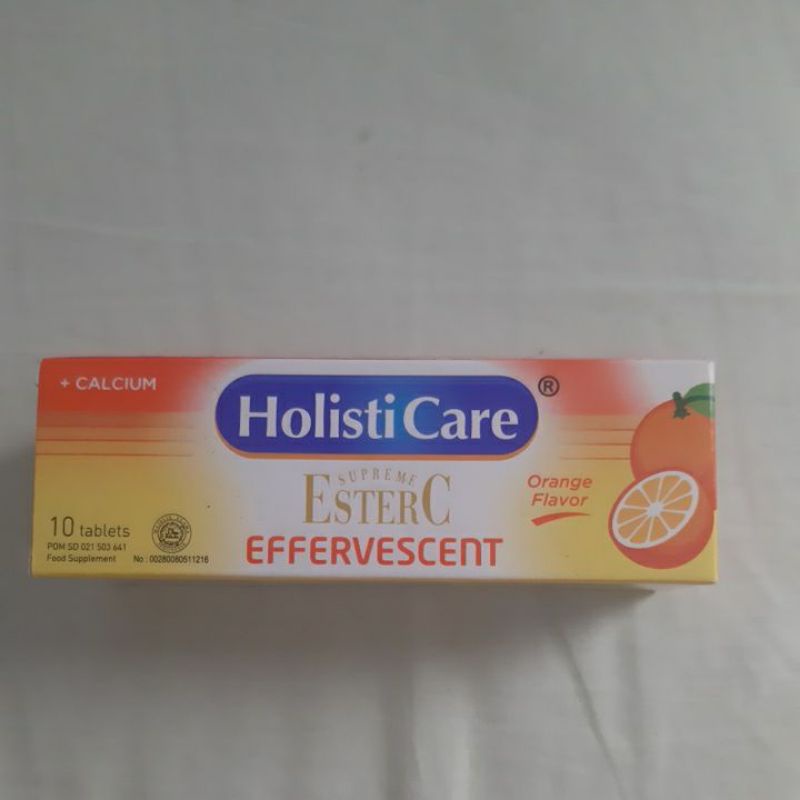 ester c holisti care effervescent orange flavor