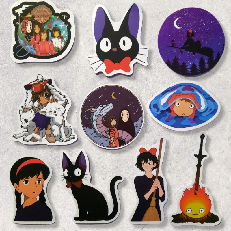 

STIKER MIYAZAKI HAYAO 10PCS