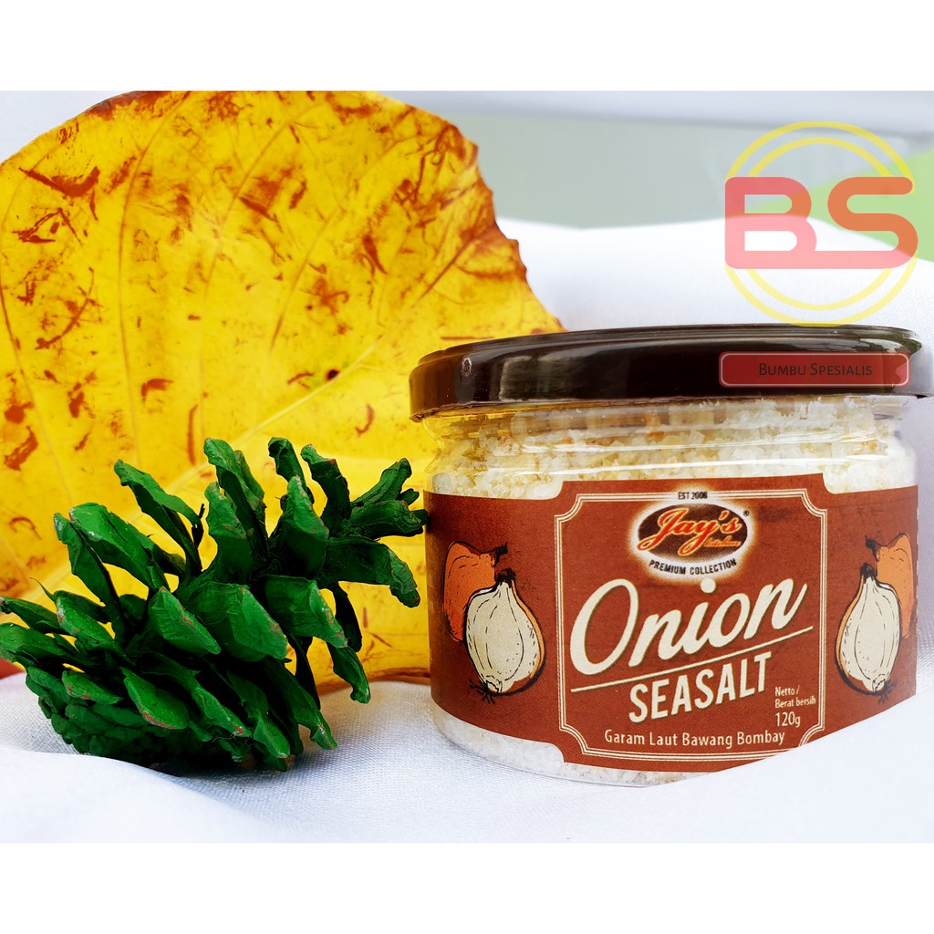 Jay's - Onion Sea Salt 120gr / Garam Laut Bawang Bombay