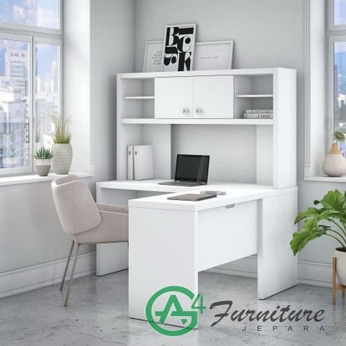 Meja Kerja Kantor Warna Putih