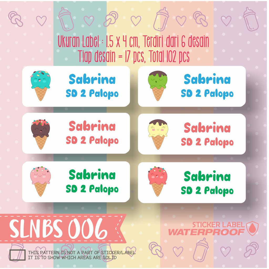 20+ Ide Desain Stiker Nama Anak - Aneka Stiker Keren