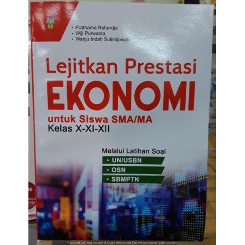 Soal Sma Lejitkan Prestasi Ekonomi Untuk Sma Ma Kelas X Xi Xii Shopee Indonesia