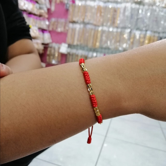 Gelang tangan wanita //gelang rajut //perhiasan lapis emas//gelang