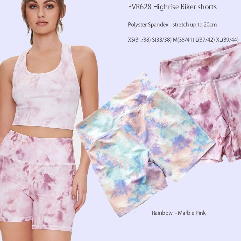 CELANA SEPEDA WANITA FOREVER21 FVR HIGHRISE BIKER SHORTS {Plj31au22p}