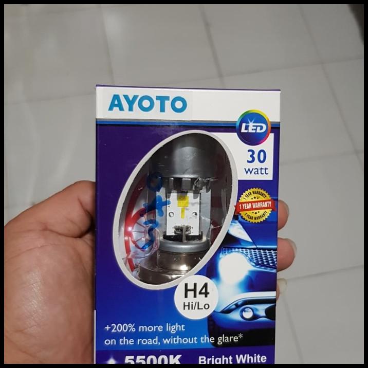 Lampu Led Ayoto H4 M4A 2 Sisi 30 Watt