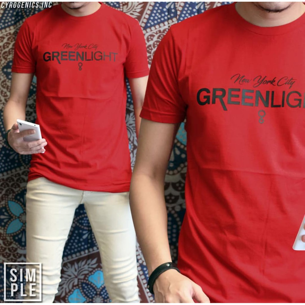 T-SHIRT BAJU KAOS DISTRO SURFING PRIA GREENLIGHT NEW YORK CITY COMBED 30S