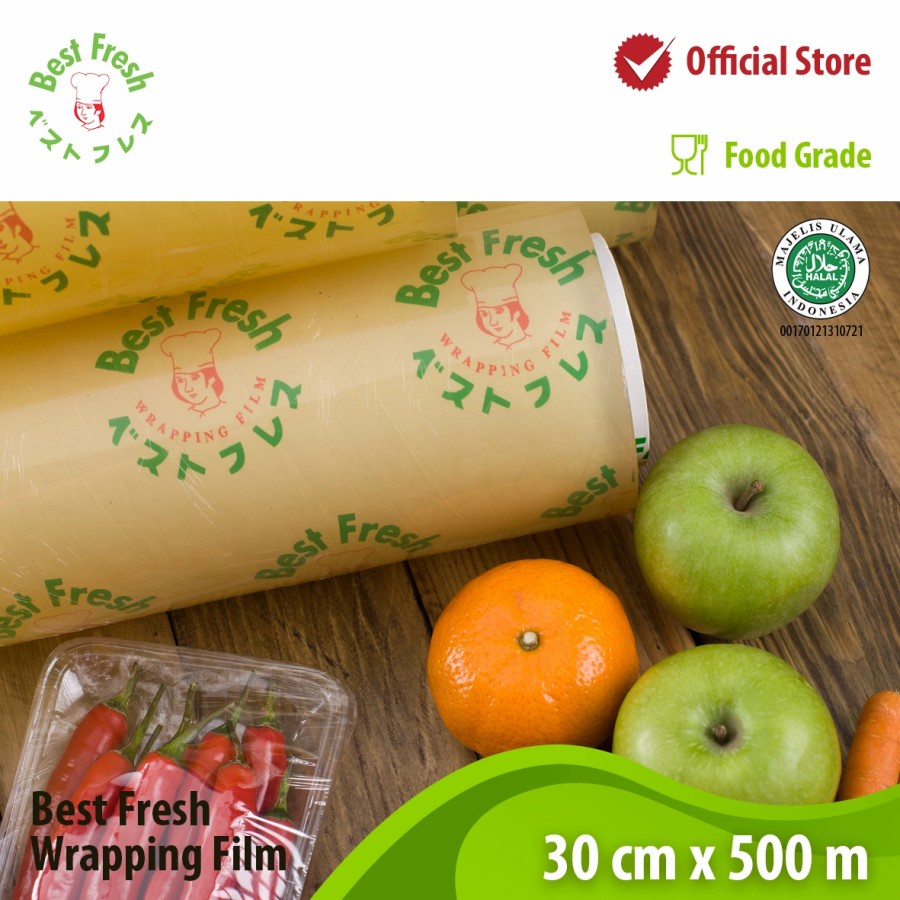 Best Fresh Wrapping Film 30cm x 500m Plastik Wrap Makanan 500 Meter Plastik Wrap