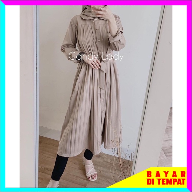 ZAHRA TUNIK PLISKET PREMIUM MASCREPE BUSUI WANITA - TUNIK TERBARU WANITA