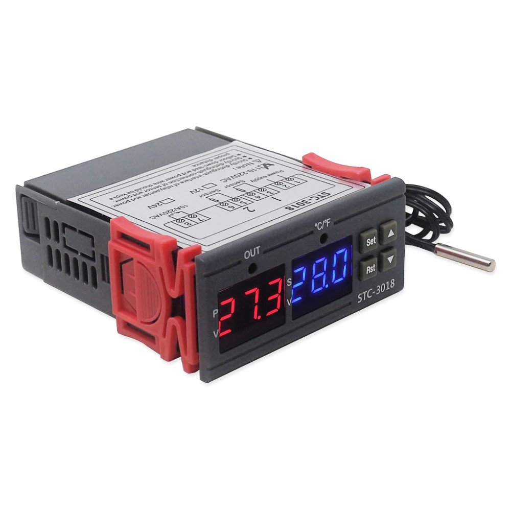 Electronic Temperature Regulator Digital Temperature Controller DC12V ...
