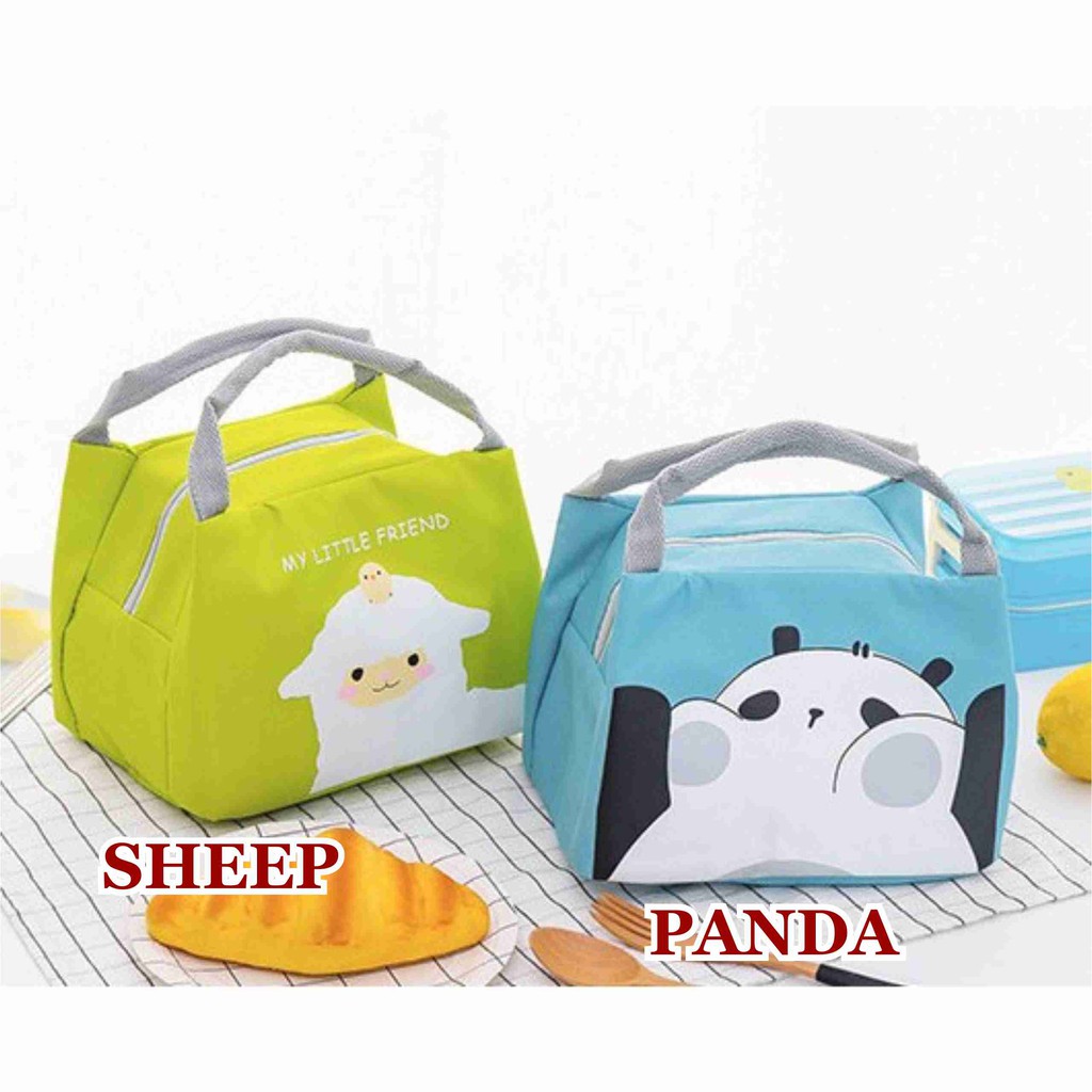 TAS BEKAL KARAKTER KOREA HAND LUNCH BAG