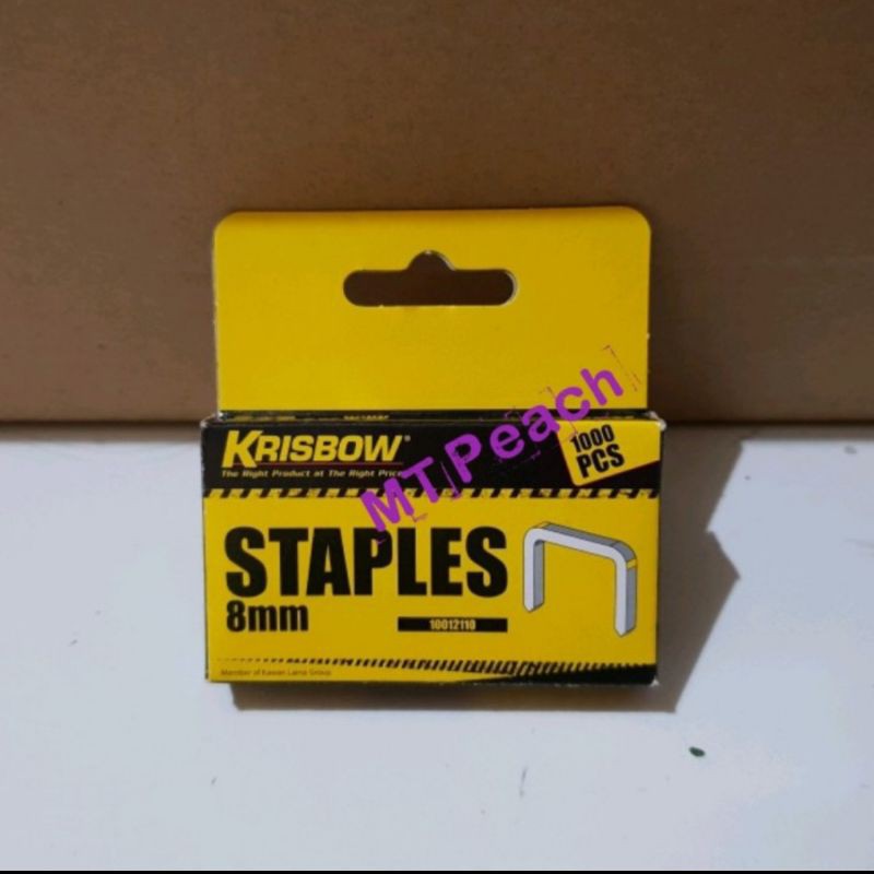 

KRISBOW REFILL STAPLES ISI ULANG STAPLES 8MM 1000PCS