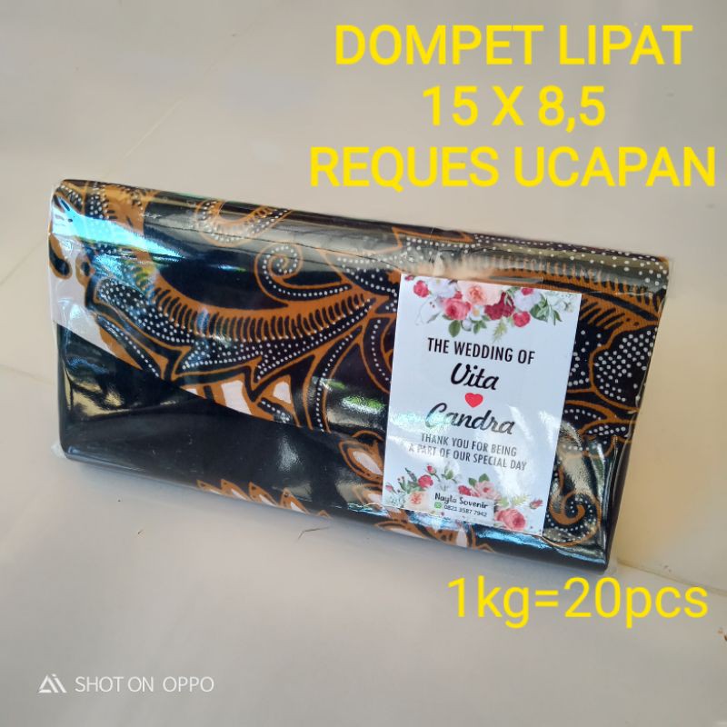 SOUVENIR DOMPET LIPAT BATIK,DOMPET BATIK MURAH,SOUVENIR PERNIKAHAN
