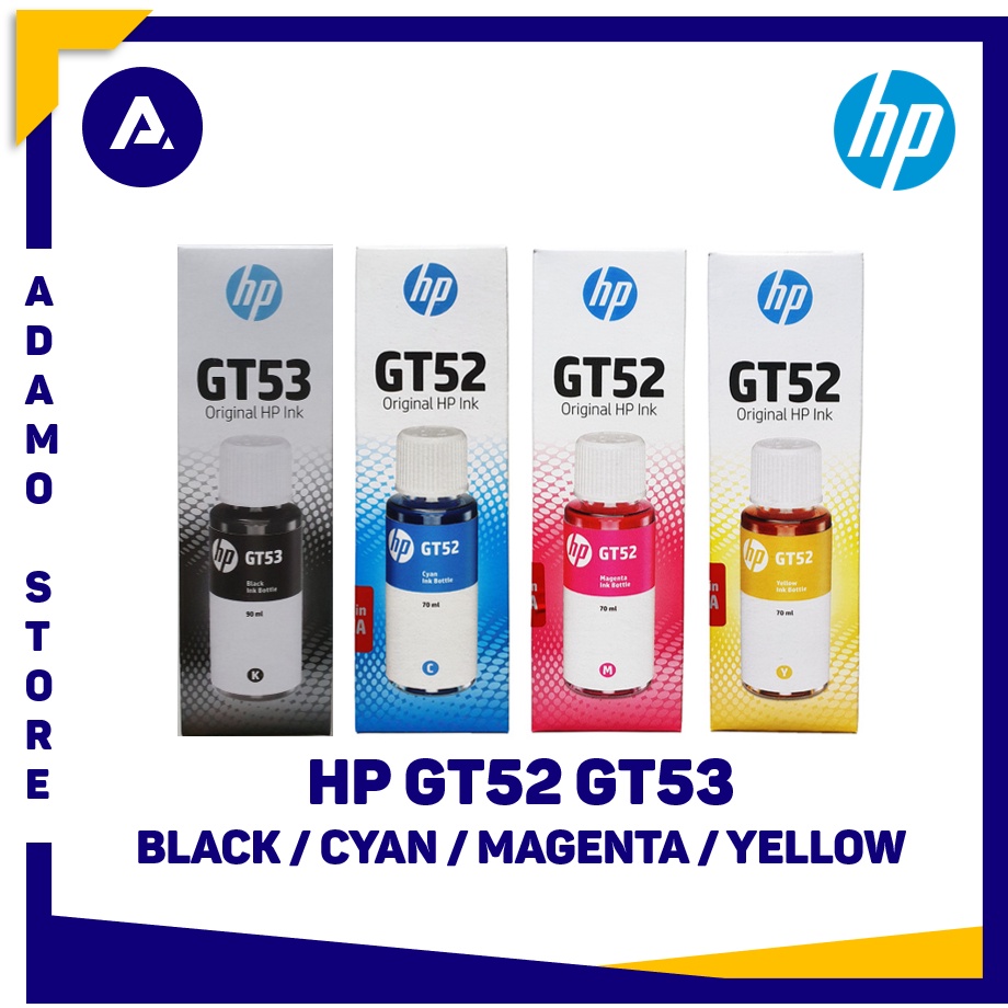 Tinta HP GT52 GT53 Original Black Color