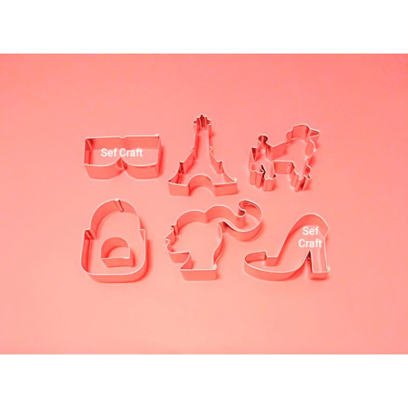 

Woman in Paris stainless cutter 6 / set