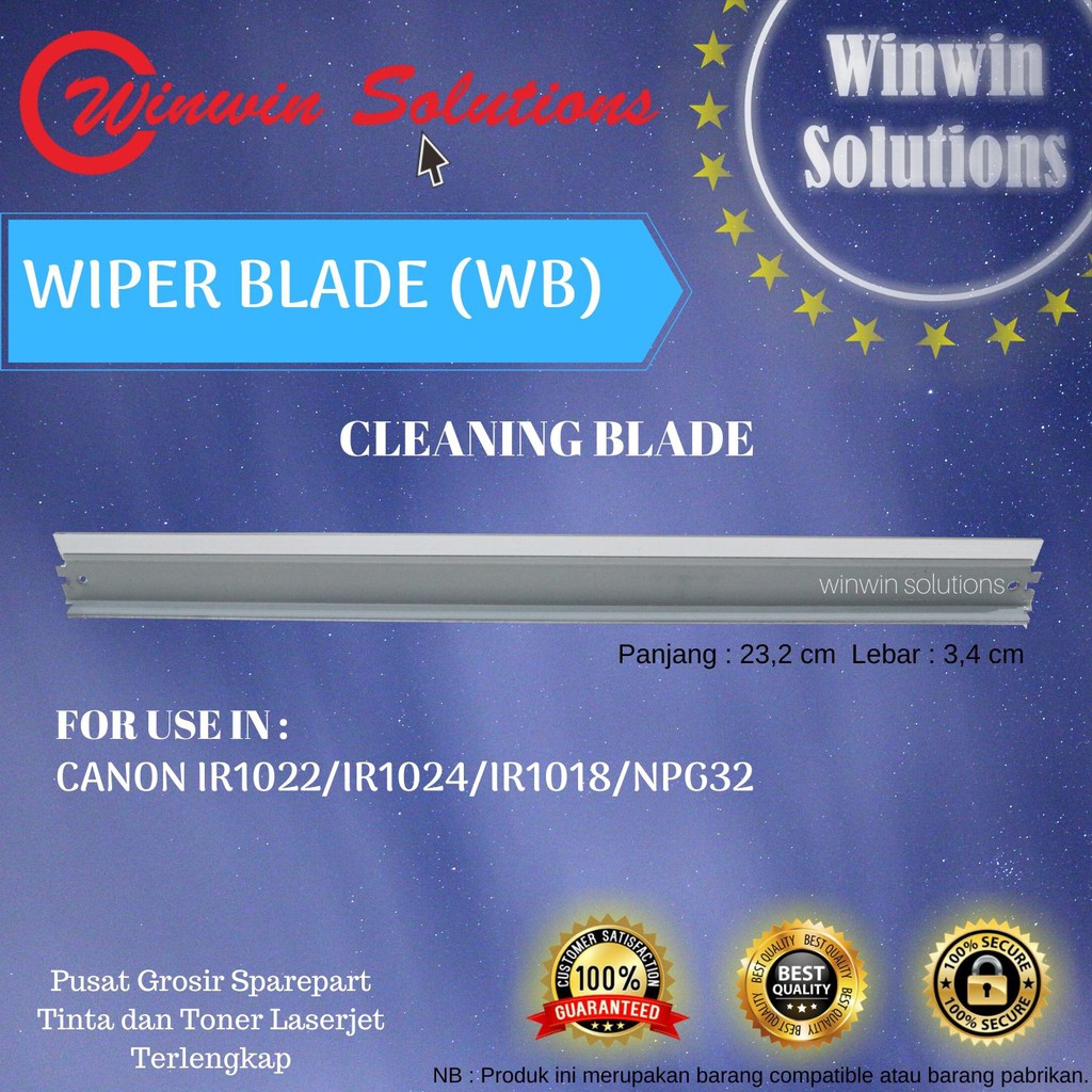 Wiper blade Drum Cleaning Blade Canon Ir1022 IR1024 IR-1022 IR-1024 1022 1024