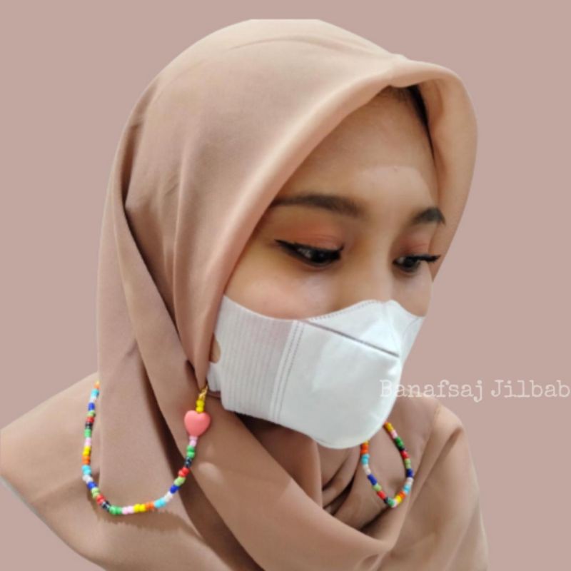 Strap Masker / Strap Mask / Kalung Masker / Tali Masker / Pengait Masker Rainbow