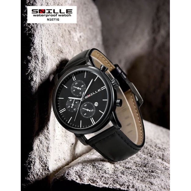 JAM TANGAN PRIA SNILLE N1071G ORIGINAL WATERPROOF 1ATM TAHAN AIR