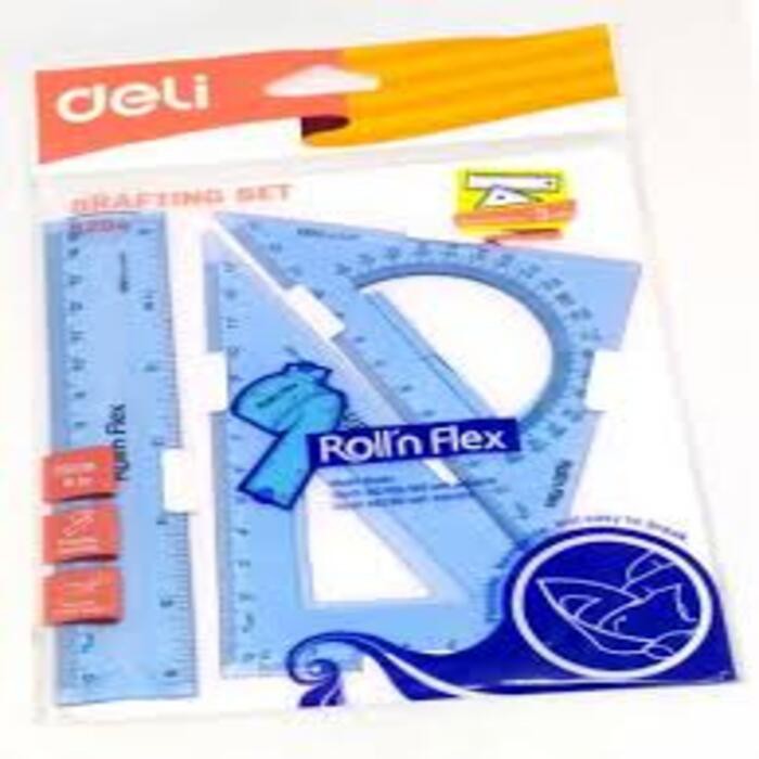 

Gramedia Samarinda - Deli Student Flexible Ruler (Blue) E6204