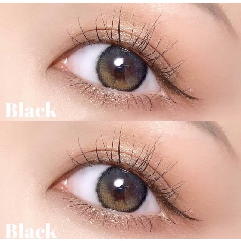 glowy brown gray black blue choco softlens ala filter original korea