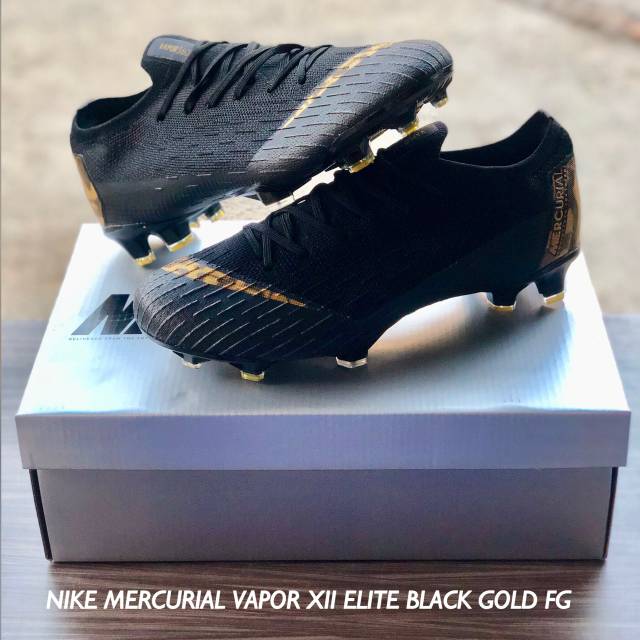 Nike Mercurial Vapor XII Elite Black Gold FG