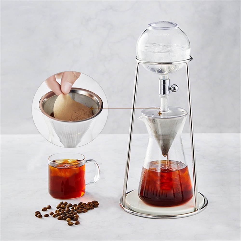 100pcs Kertas Filter Drip Kopi Bentuk Bulat