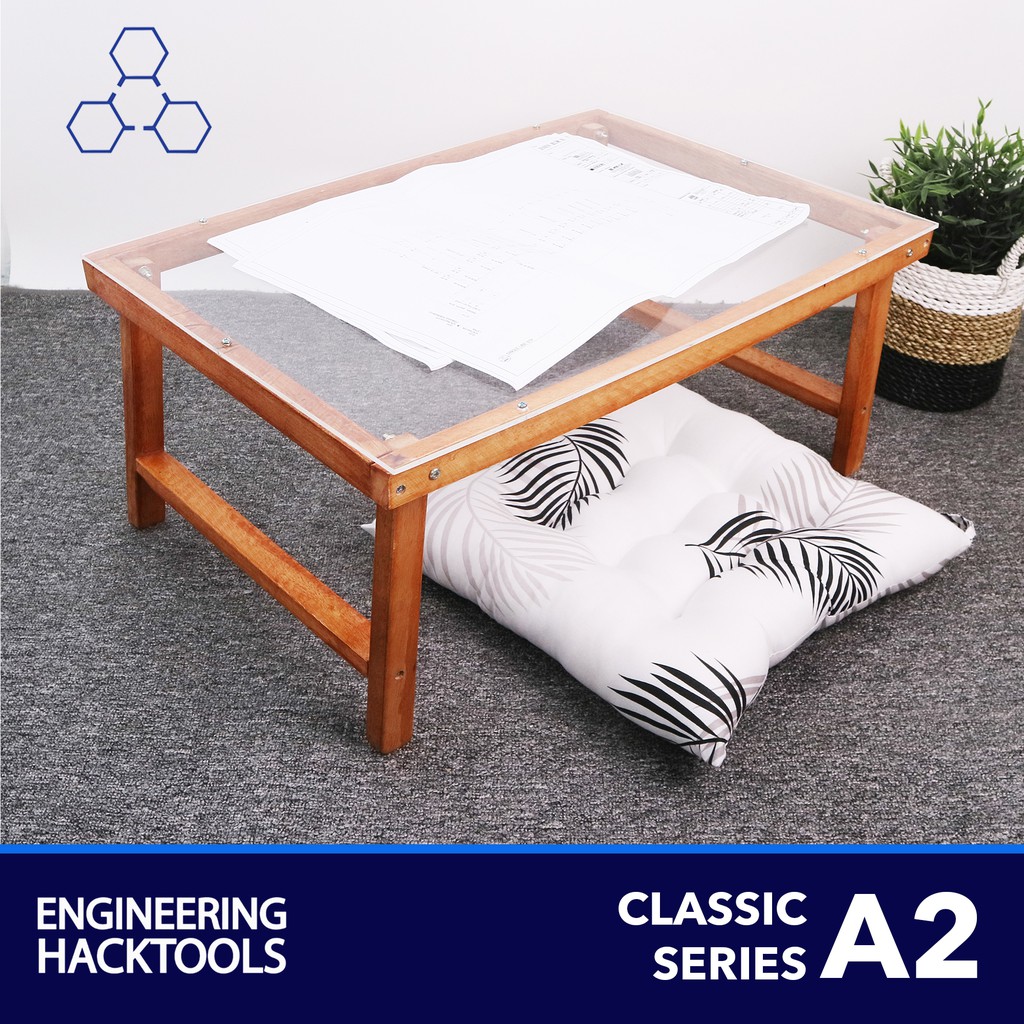 

Meja Gambar Tracing/Jiplak Portabel Ukuran A2