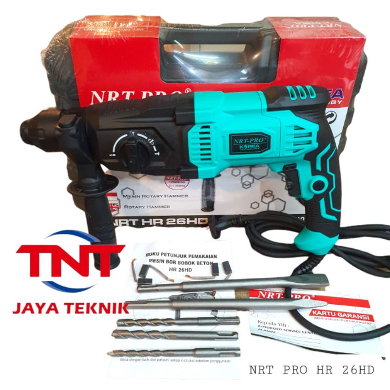 MESIN BOR BETON BOBOK NRT PRO 26 HD / BOR TANGAN NRT PRO HR 26HD