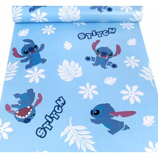 WPSSTITCH Wallpaper stiker  STITCH  BIRU BLUE KARTUN  