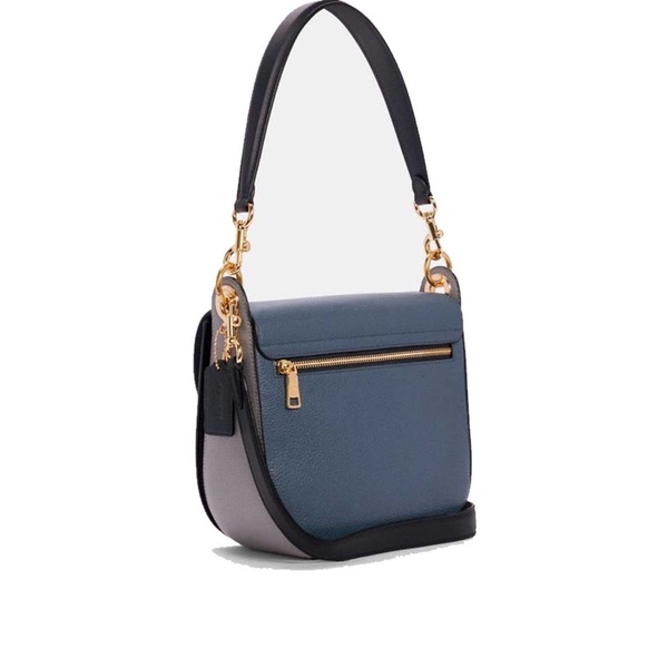 Coach Kleo Shoulder Bag 23 Denim Multi Redefined Crossbody  (C5688)