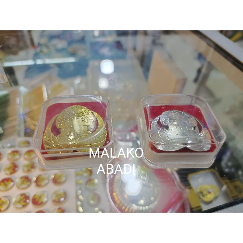 Pin korpri PNS belakang Magnet bahan kuningan asli