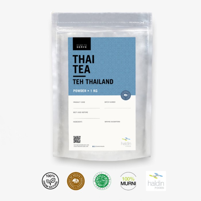 

✨COD✨ Thai Tea Powder (Teh Thai Bubuk) 1 Kg by haldinfoods