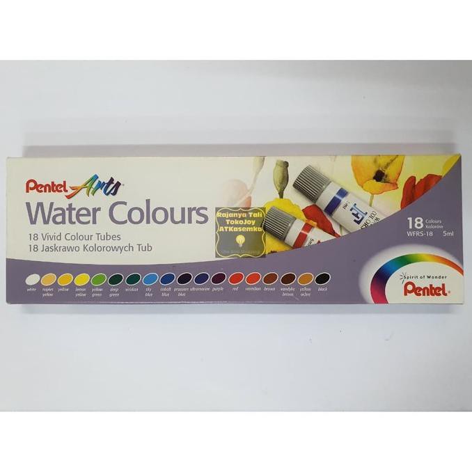 

Promo! Cat Air Pentel Arts 18 Warna Water Colours (Wfrs-18) Termurah