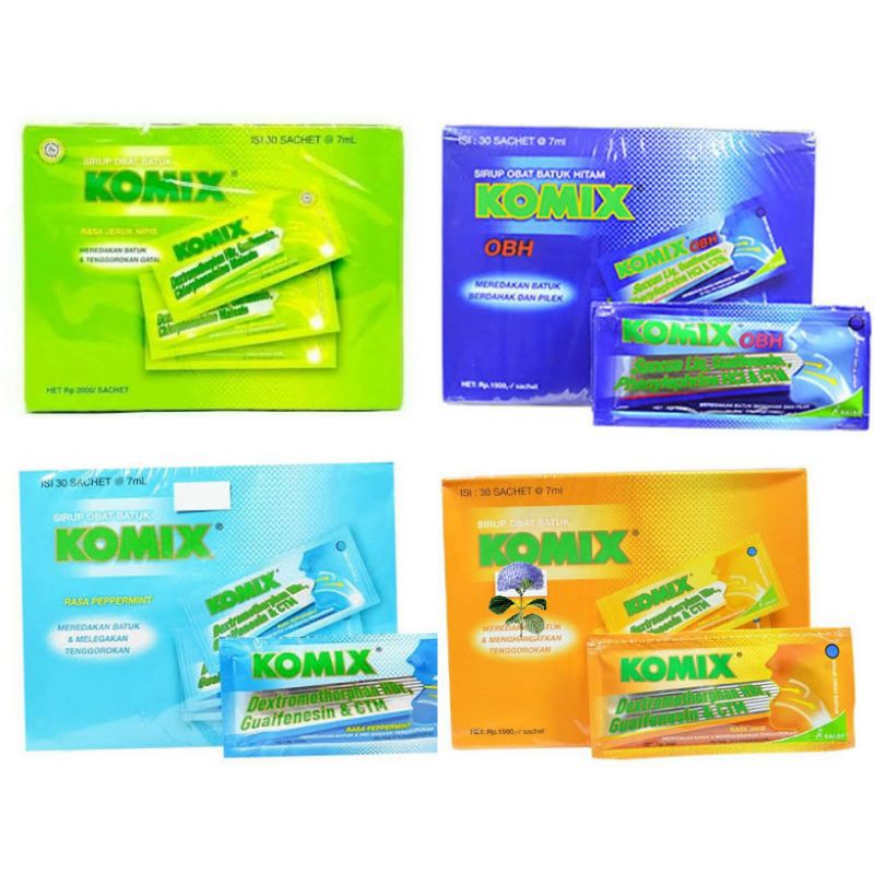 Komix Syrup [7ml x 30 Sachet] ORIGINAL-BPOM