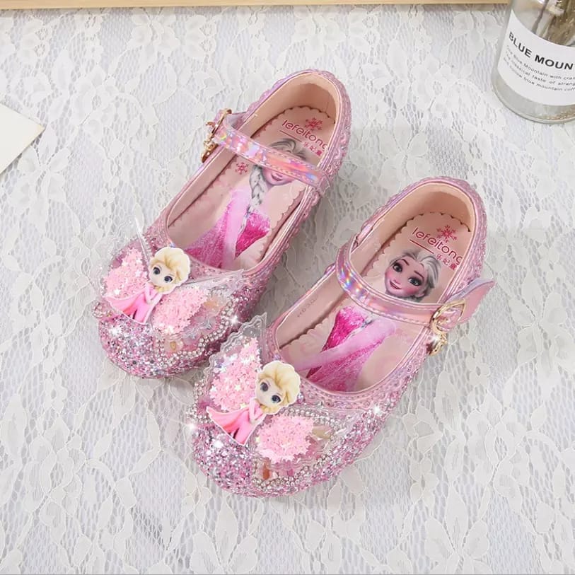 Sepatu Pesta Anak Perempuan  Frozen Angel Wings New MEWAH CANTIK