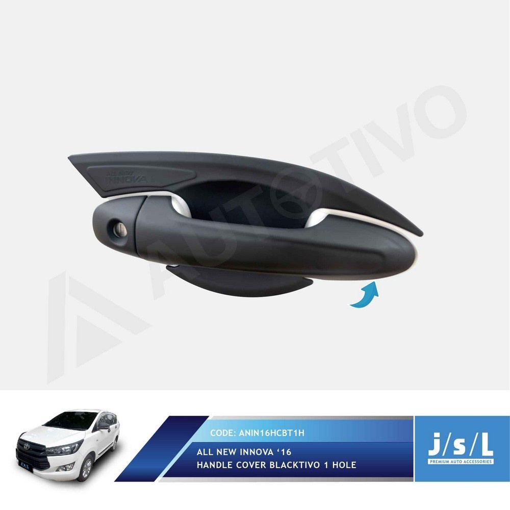 Handle Cover Innova Reborn Blacktivo Hitam Doff JSL