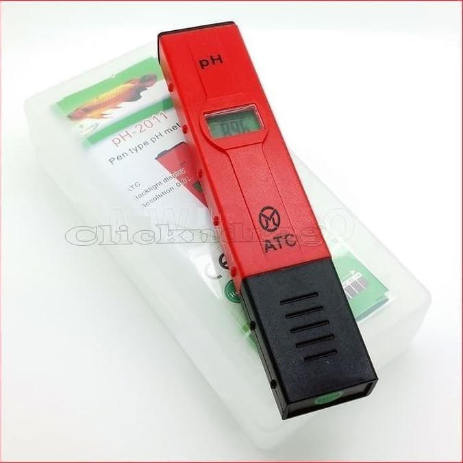 Ph Meter Backlight + Atc Digital Alat Ukur Ph Air