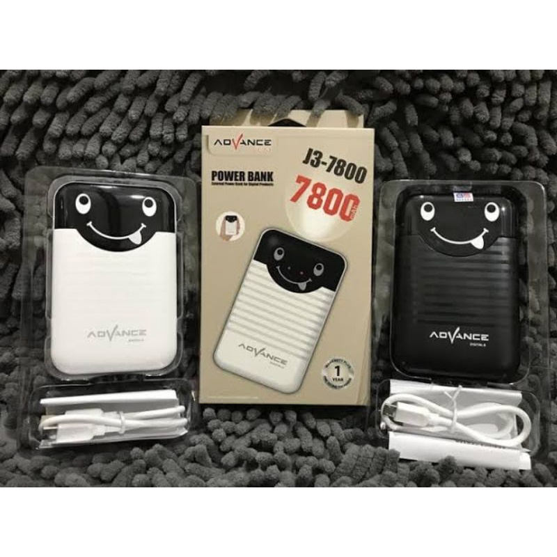 Advance Power Bank 7800 mAh ORIGINAL J3-7800