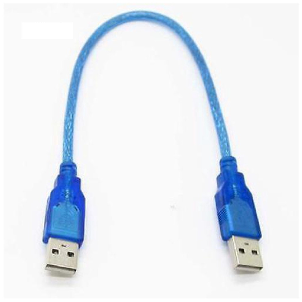 U2MMC30 | KABEL USB 2.0 M TO M CENTRO 30 CM (TRANSPARANT)