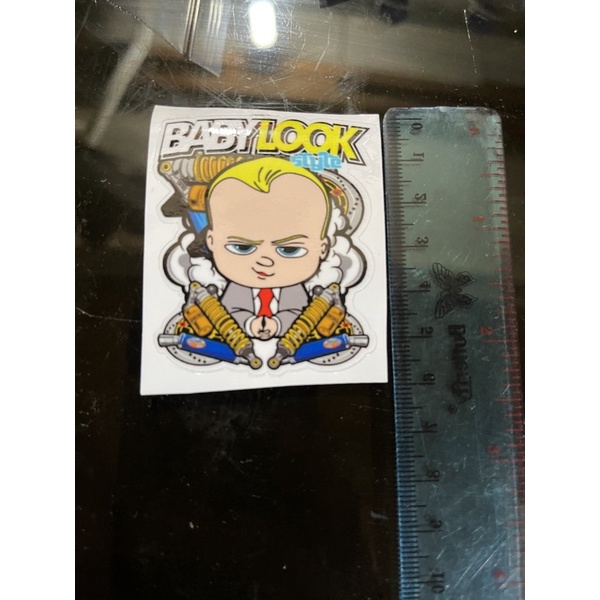 stiker motor mobil universal baby look mafia