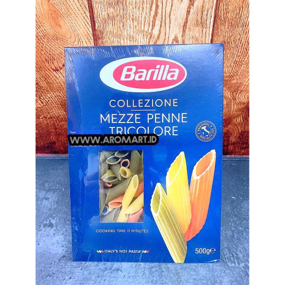 

BArilla Mezze Penne Tricolor - 500g