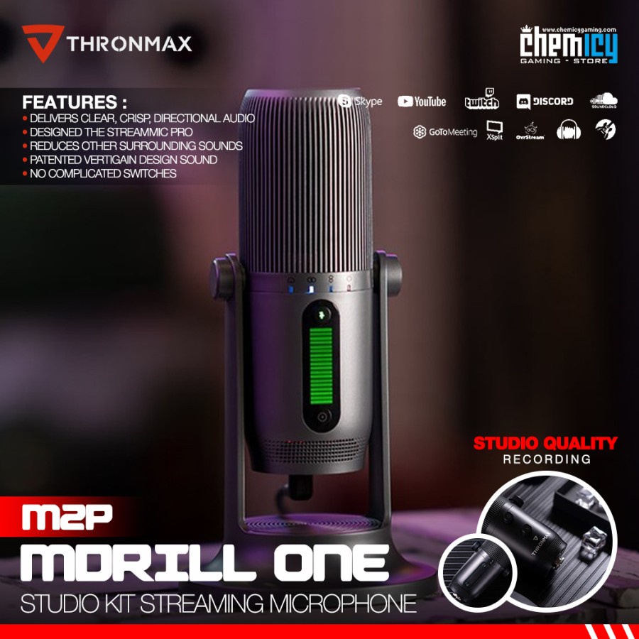 Thronmax Mdrill One M2P Studio Kit Streaming Microphone